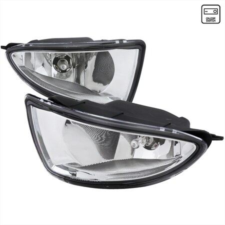 Spec-D Tuning 04-05 Honda Civic Fog Lights- Clear LF-CV04COEM-HZ